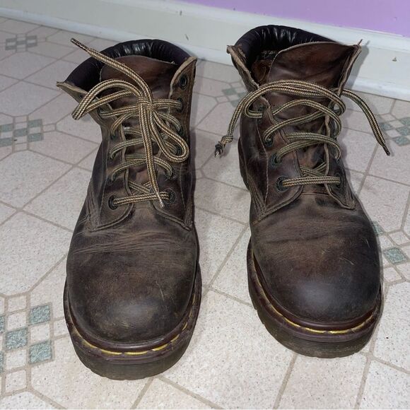Vintage Dr Martens 939 Ben Boots Brown Leather Made In England Men Sz 8 UK 9 US main image 6